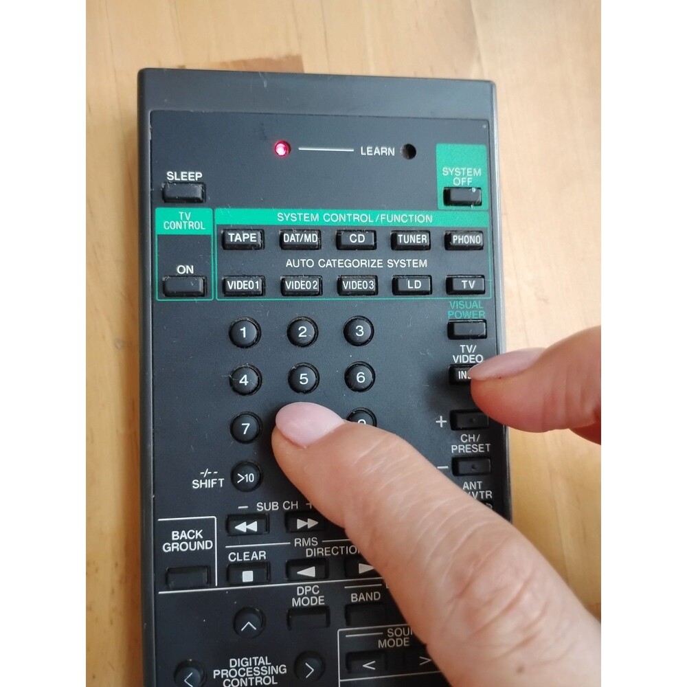 Sony RM-P351 Programmable Receiver Remote Control Black - Picture 7 of 9